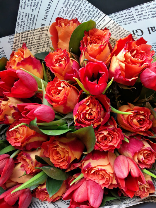 Fiery Passion Bouquet